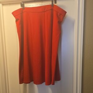 Lane Bryant Orange A-Line Skirt